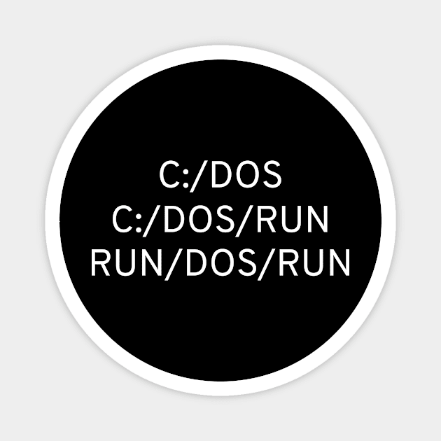 C Dos Run Magnet by winstongambro